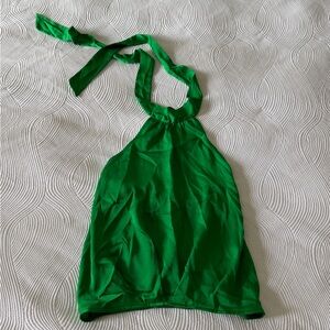 Green Halter Top
